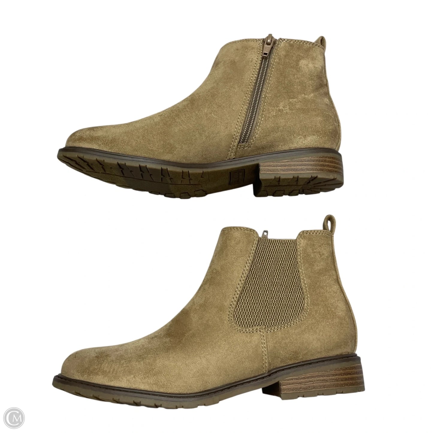 Boots Ankle Flats By Sonoma In Tan, Size: 7.5