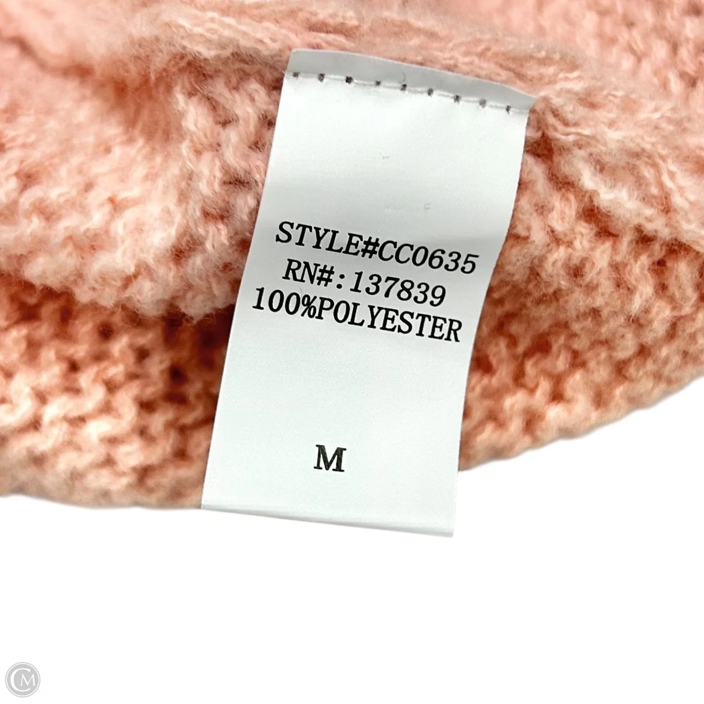 Sweater Cardigan By Luna Ivy In Pink, Size: M