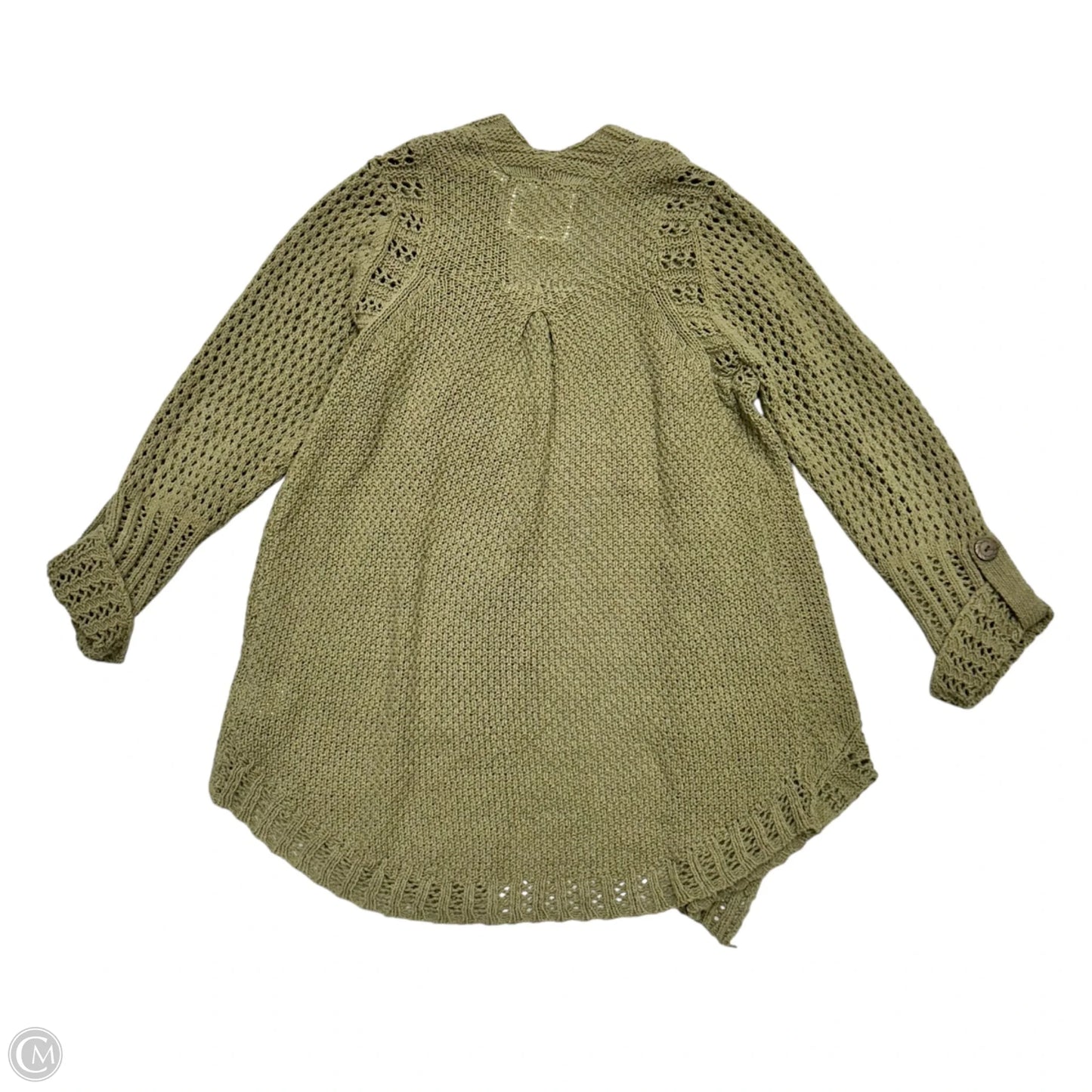 Sweater Cardigan By Angel Of The North In Green, Size: S