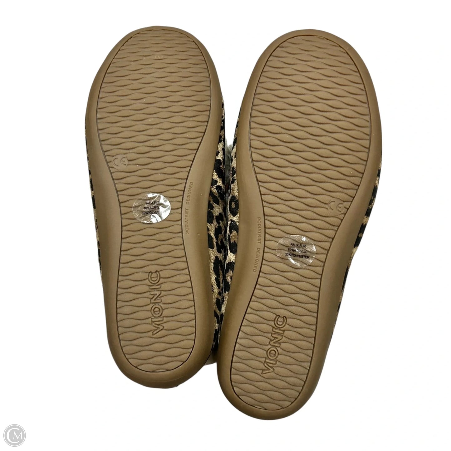 Slippers By Vionic In Leopard Print, Size: 8