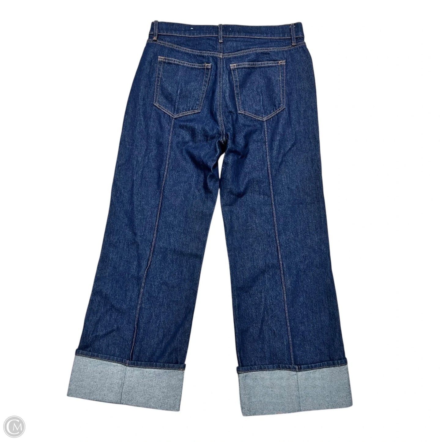 Jeans Wide Leg By Loft In Blue Denim, Size: 4