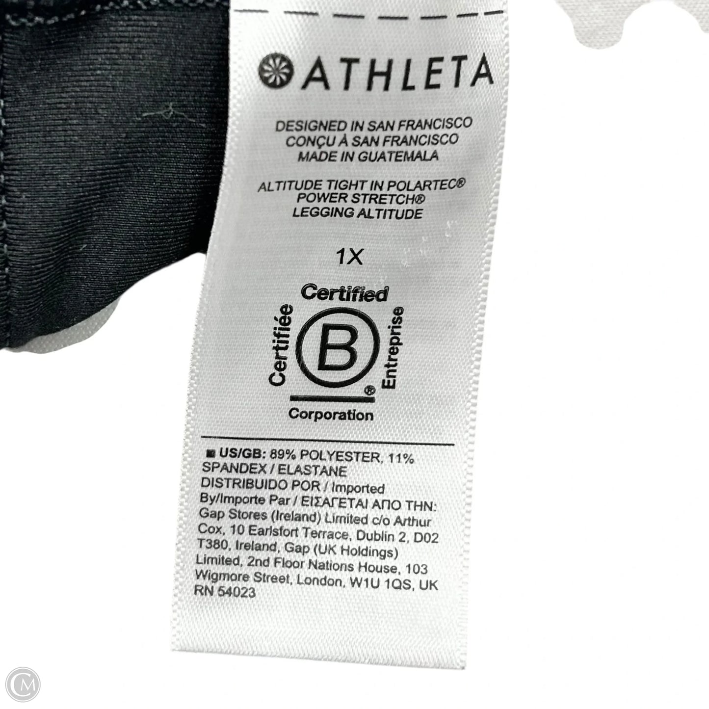 Athletic Leggings By Athleta In Grey, Size: 1x