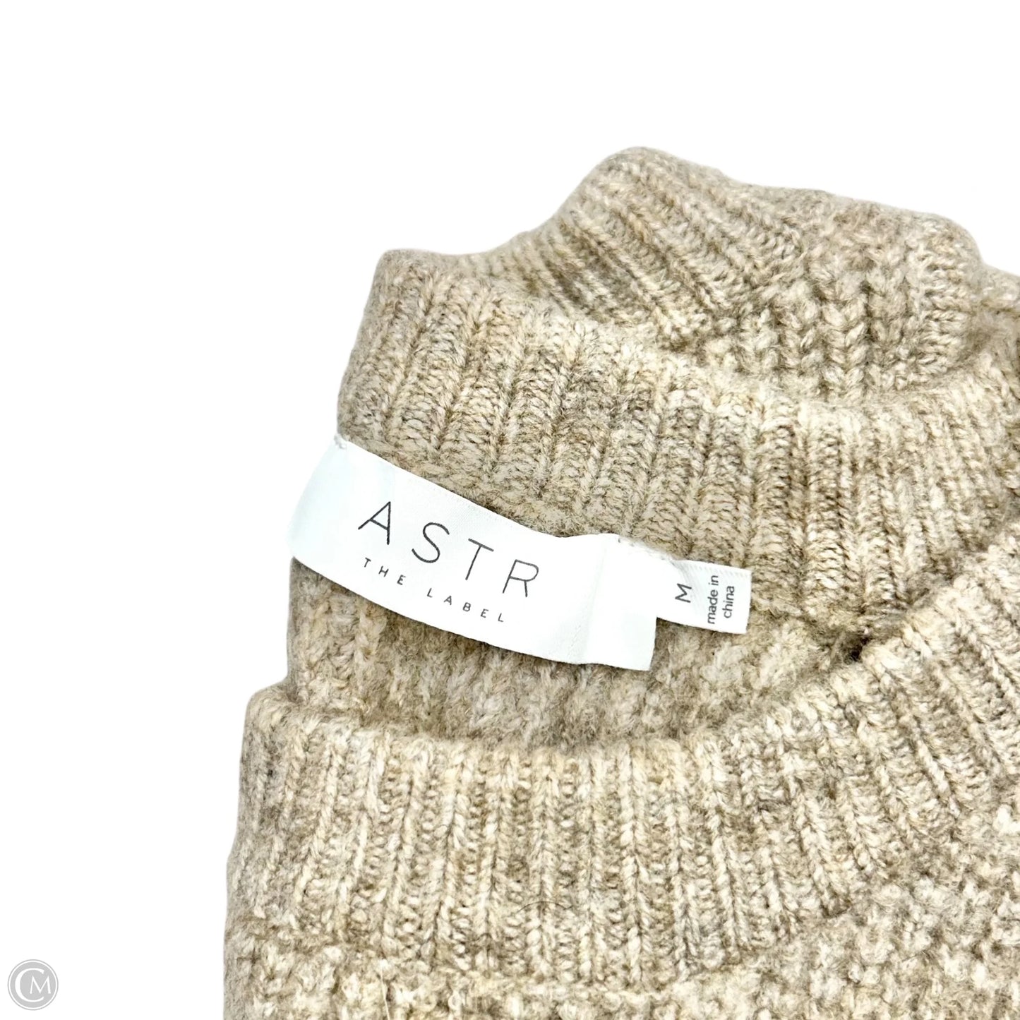 Sweater By Astr In Tan, Size: M