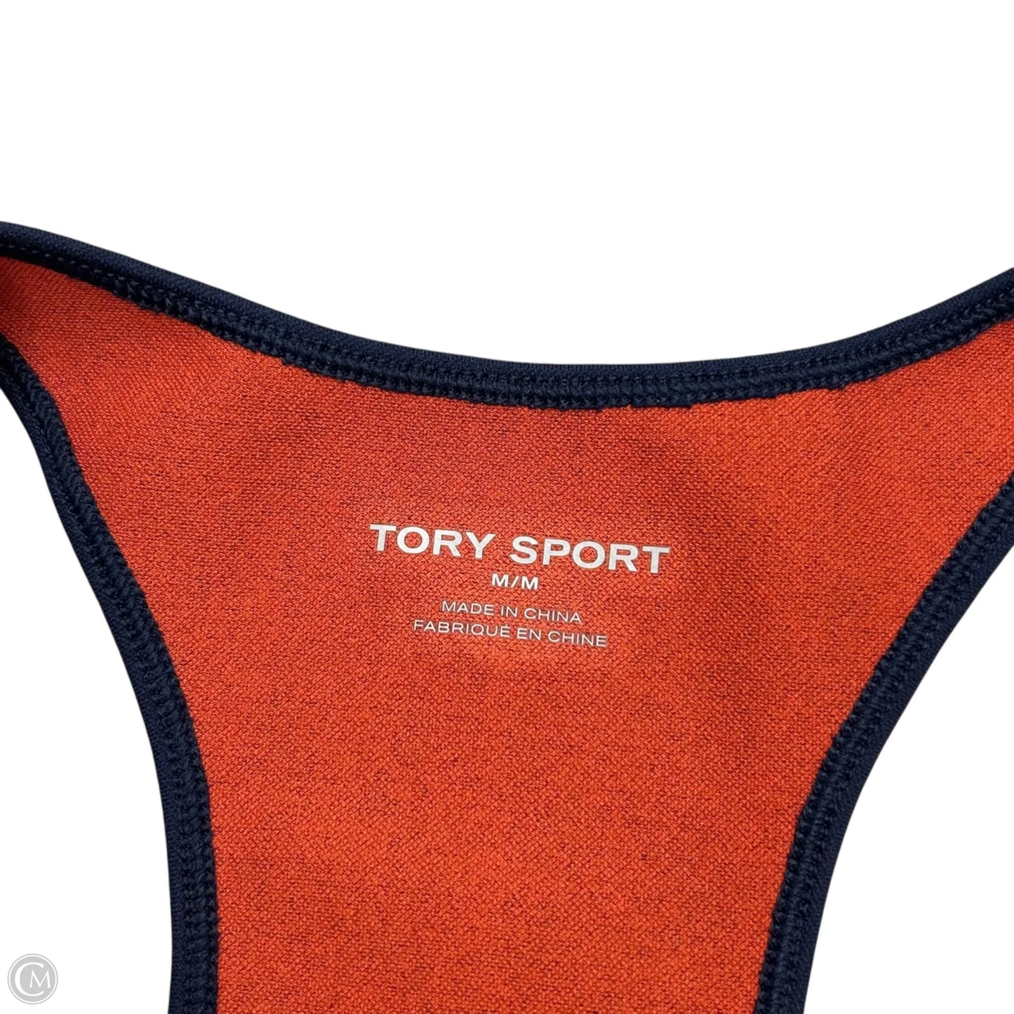 Tank Top Designer By Tory Burch In Blue & Orange, Size: M