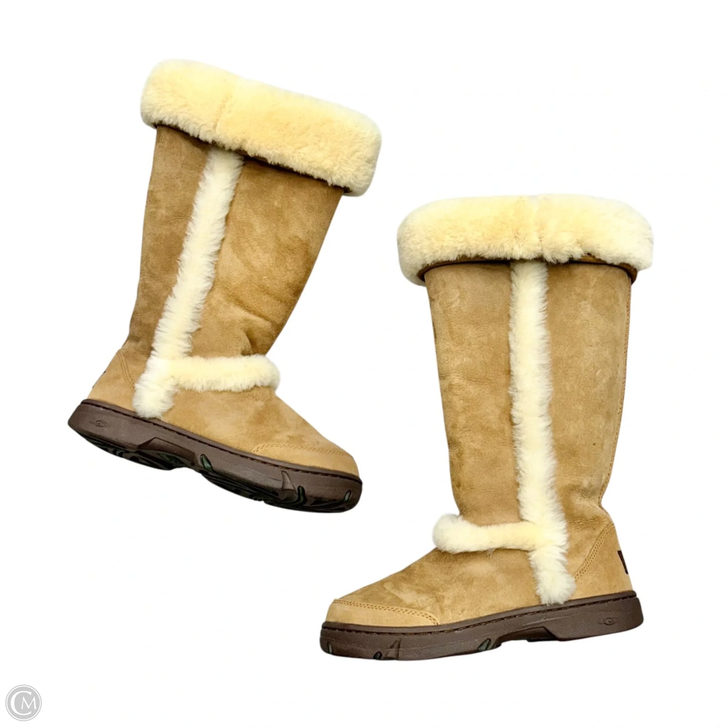 Boots Designer By Ugg In Tan, Size: 7