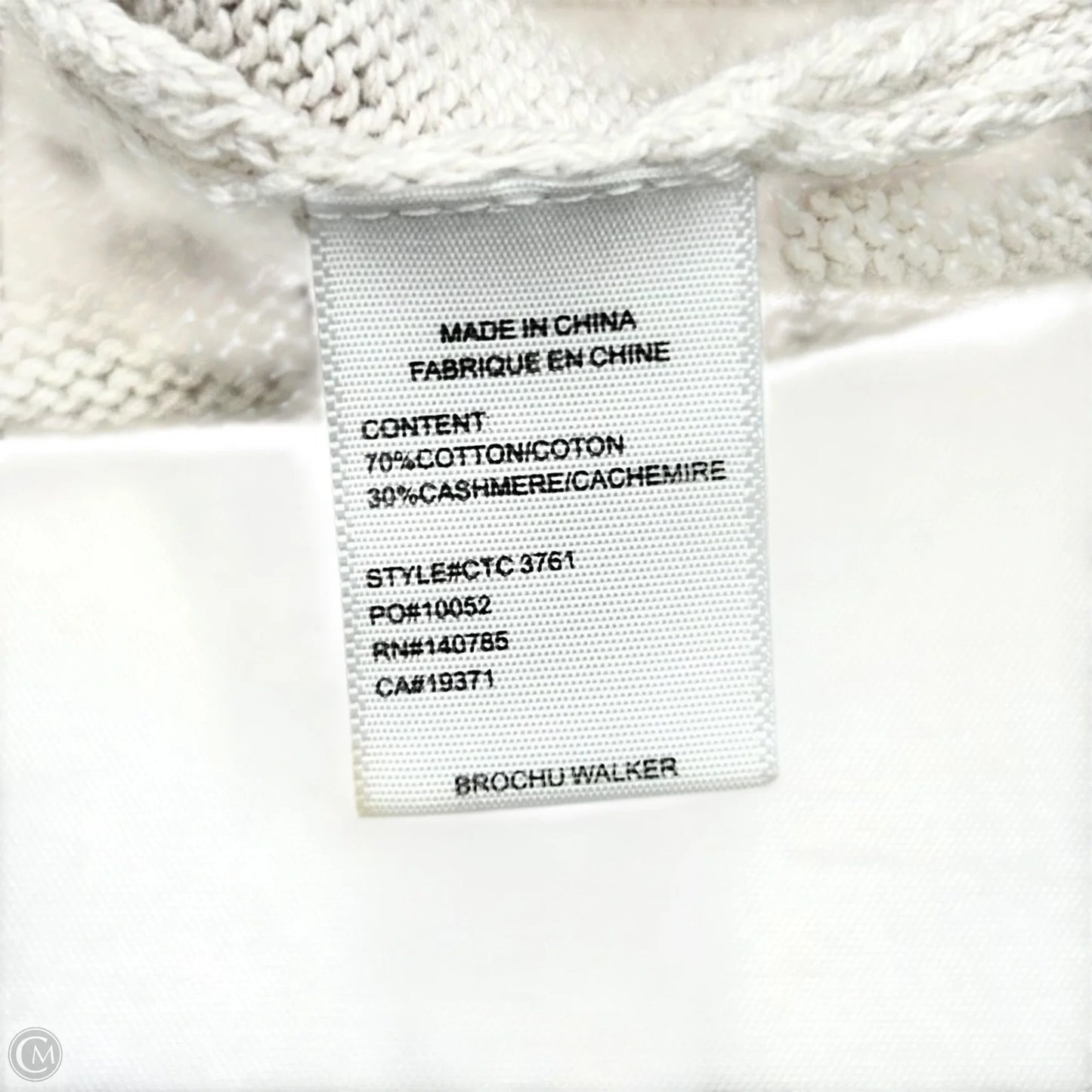 Sweater By Brochu Walker In Grey, Size: S