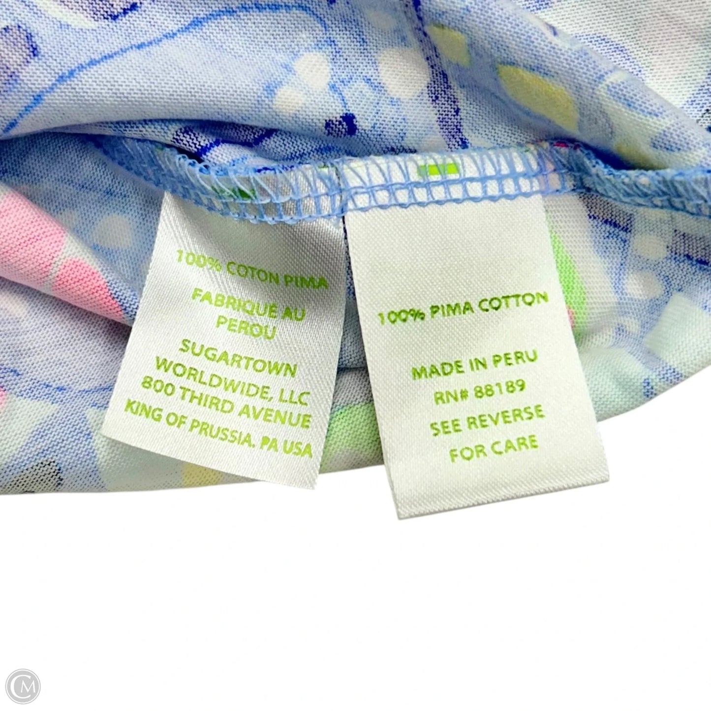 Dress Designer By Lilly Pulitzer In Blue & Green, Size: Xs