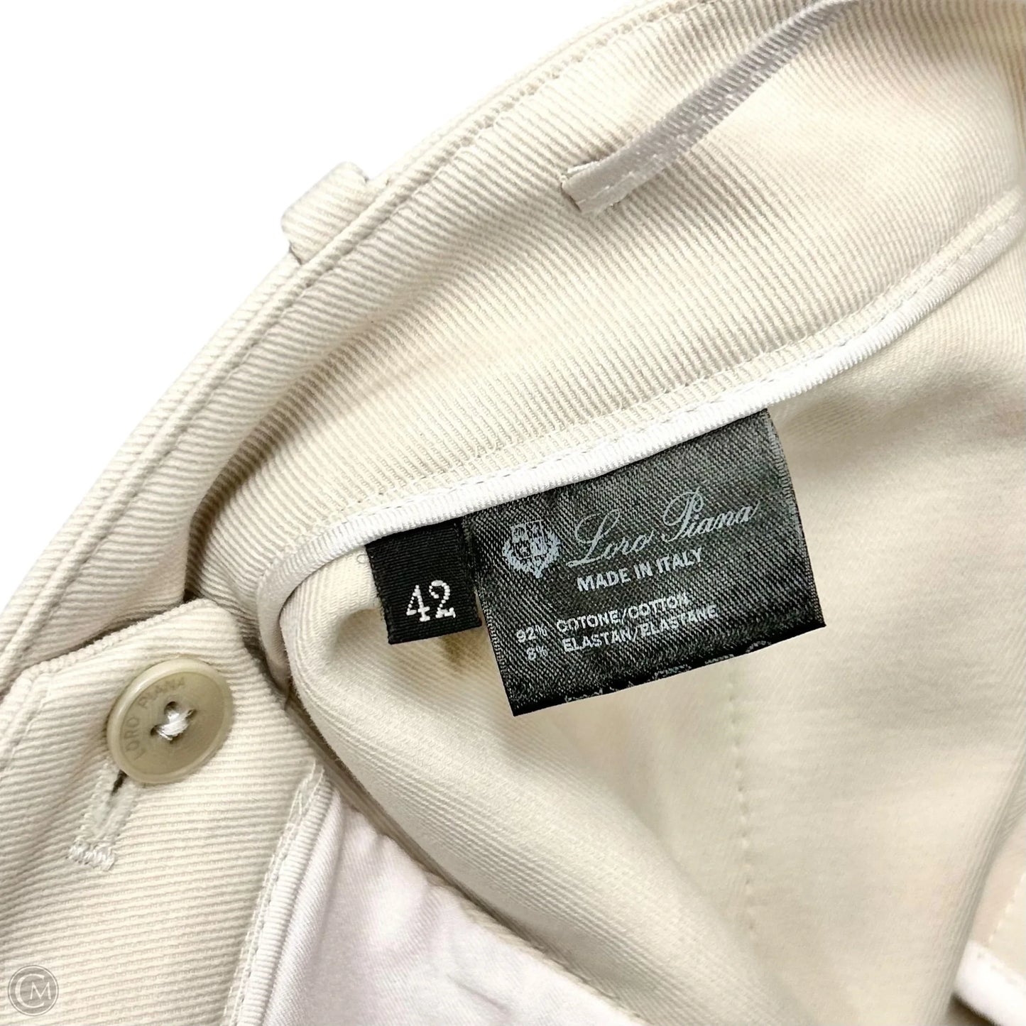 Pants Luxury Designer By Loro Piana In Cream, Size: 8