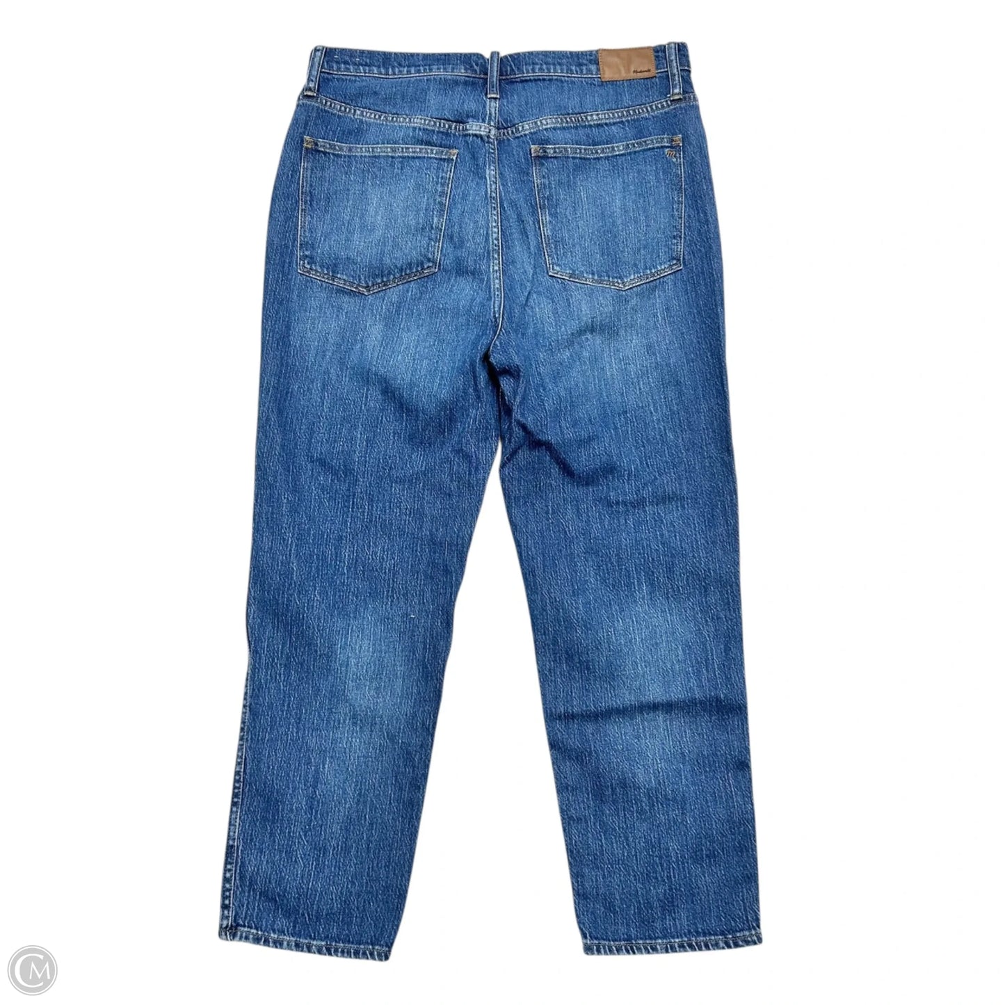 Jeans Cropped By Madewell In Blue Denim, Size: 14