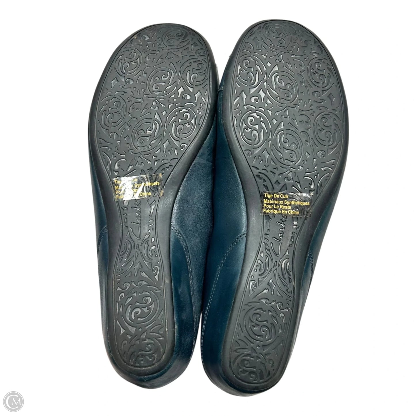 Shoes Flats By Clarks In Teal, Size: 8.5