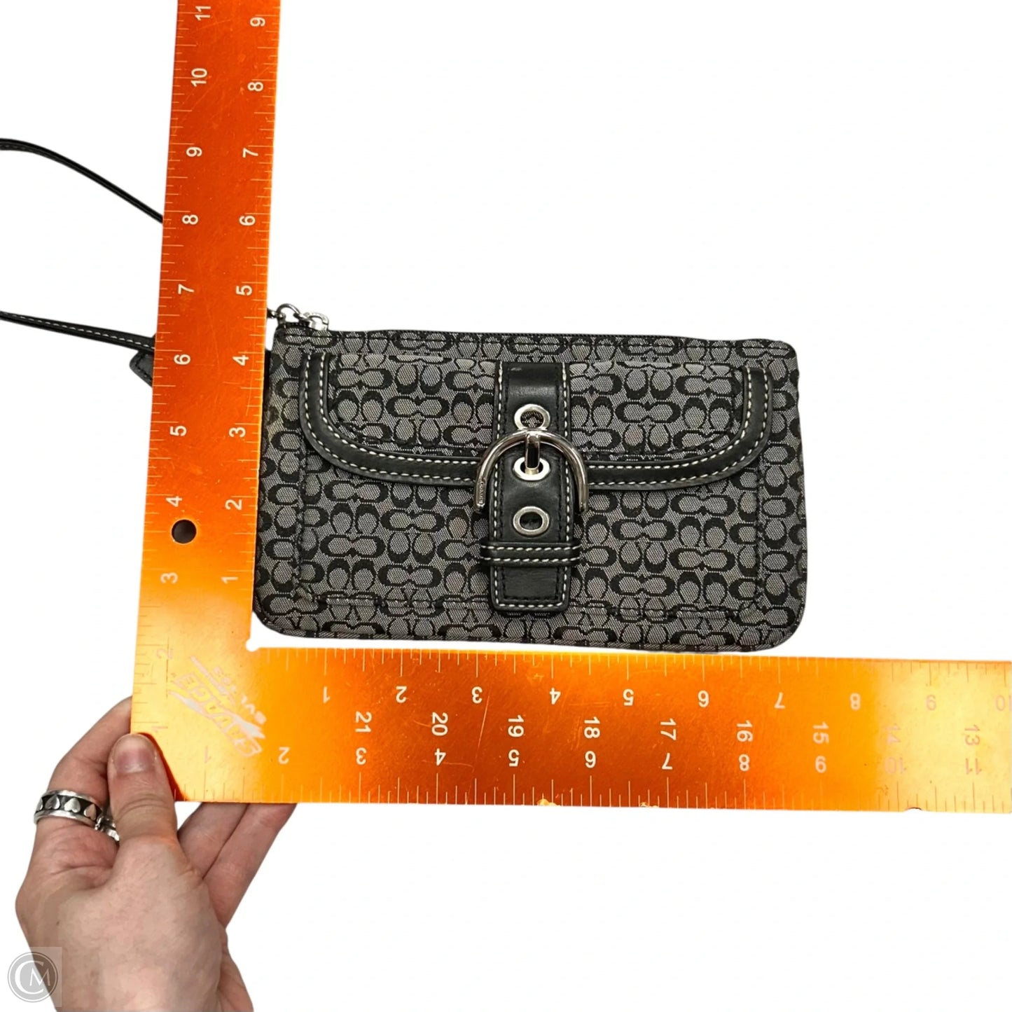 Wristlet Designer By Coach, Size: Medium