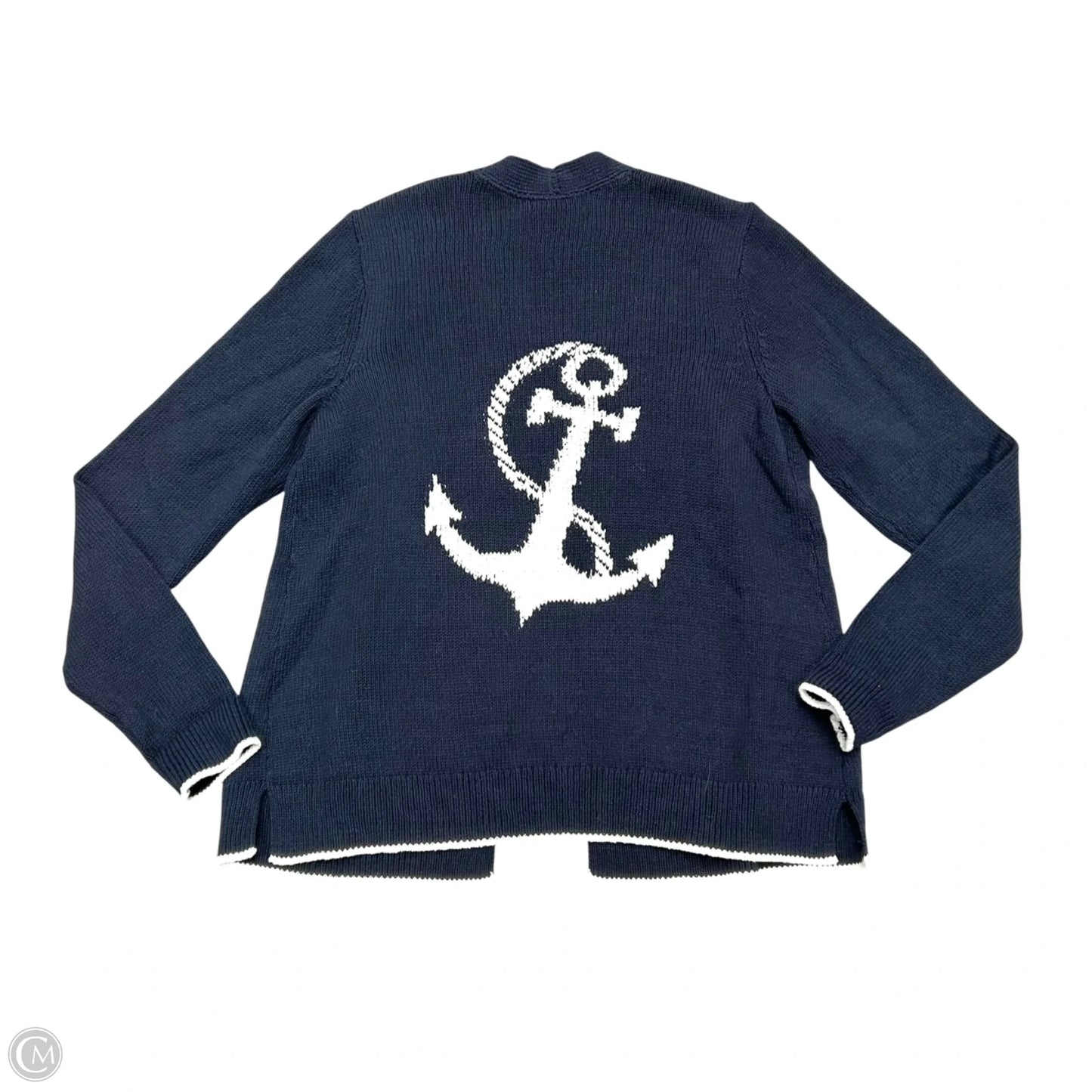 Sweater Cardigan By J. Jill In Navy, Size: S