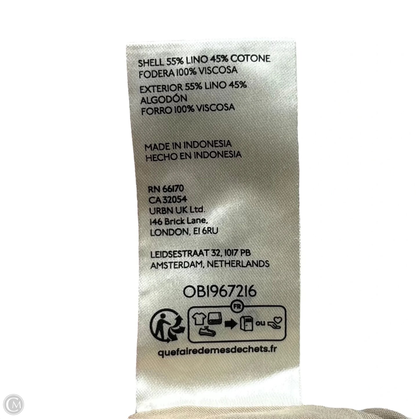 Jacket Other By Anthropologie In Cream & Tan, Size: L