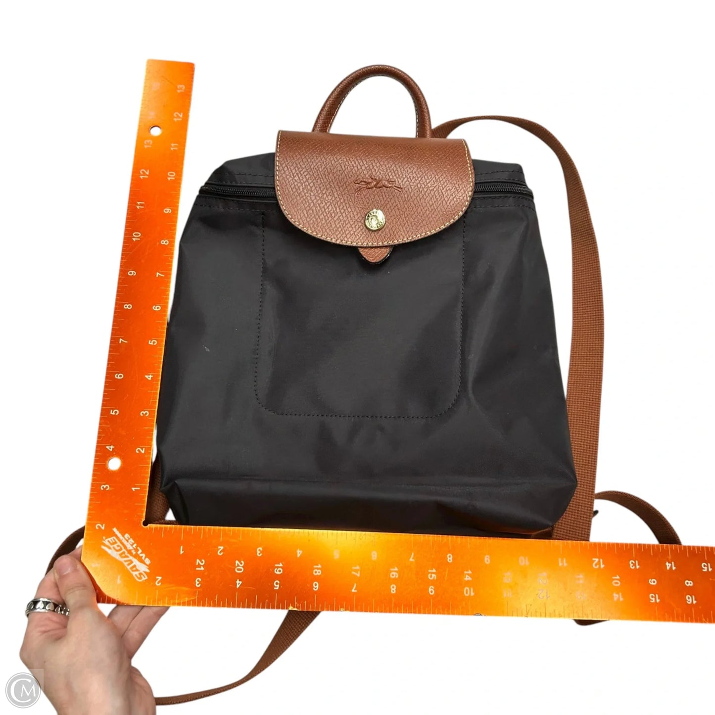 Backpack Designer By Longchamp, Size: Small