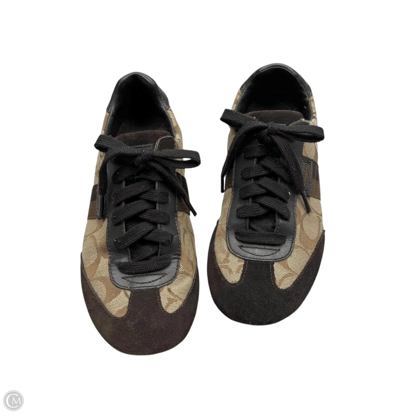 Shoes Designer By Coach In Brown & Tan, Size: 6