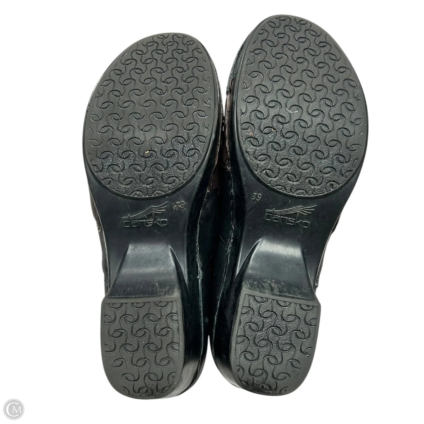 Shoes Heels Block By Dansko In Black & Brown, Size: 8.5