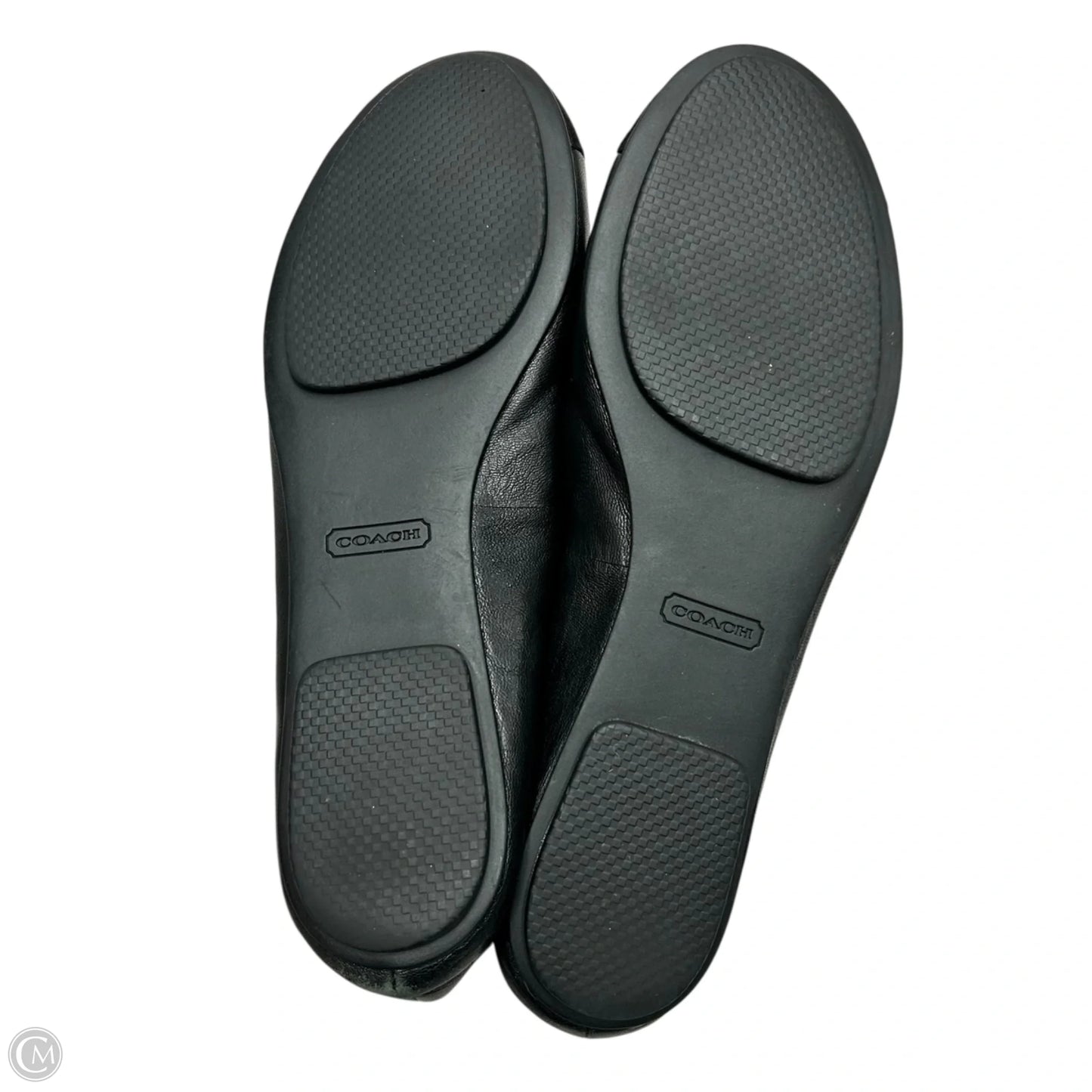 Shoes Designer By Coach In Black & Silver, Size: 6.5