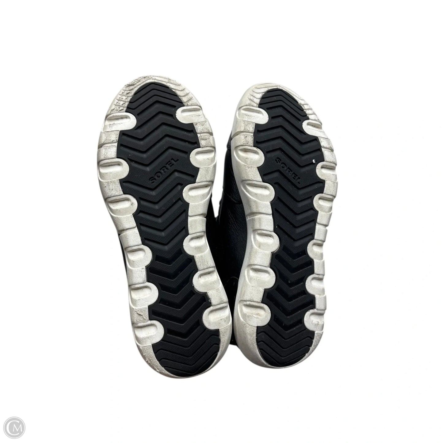 Shoes Sneakers By Sorel In Black & White, Size: 9