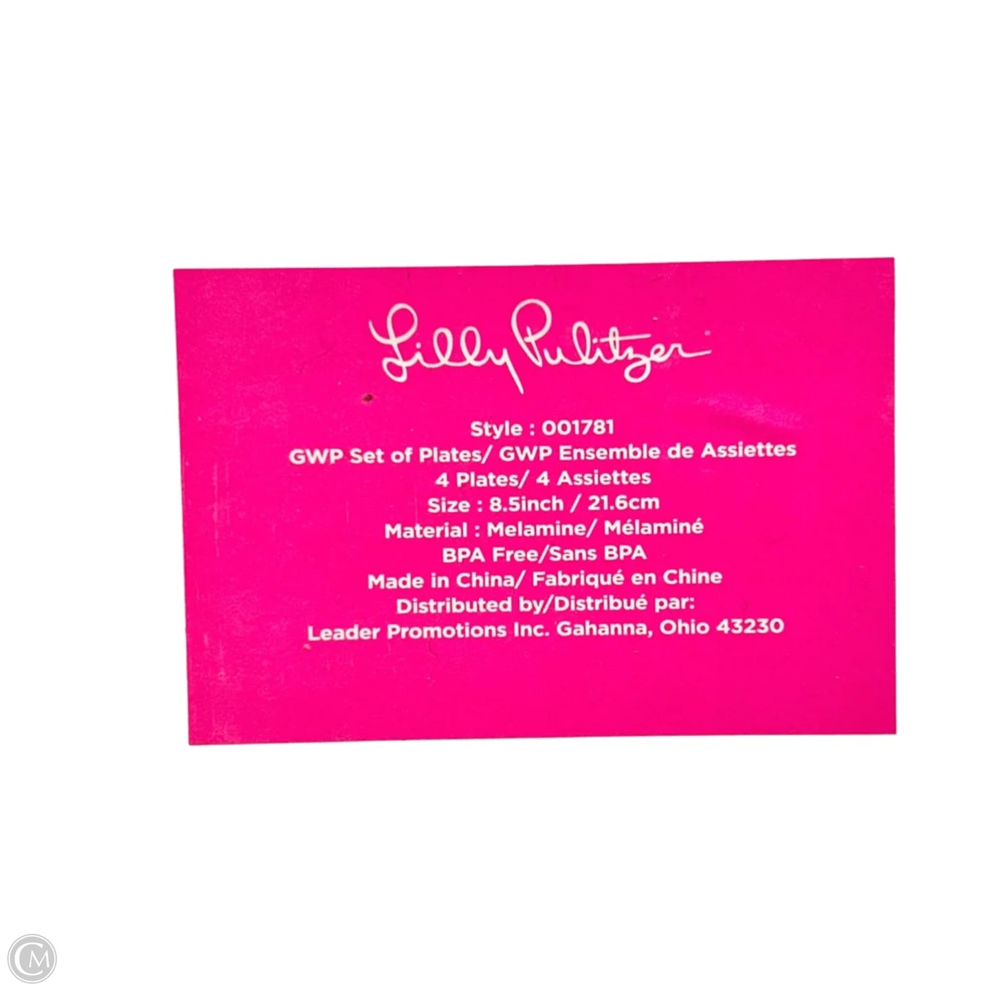 Plates Designer By Lilly Pulitzer