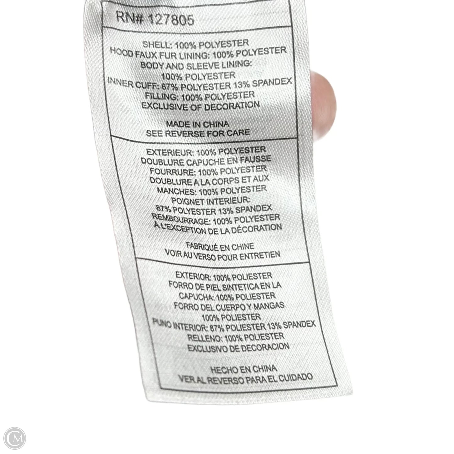 Coat Puffer & Quilted By Steve Madden In Maroon, Size: S