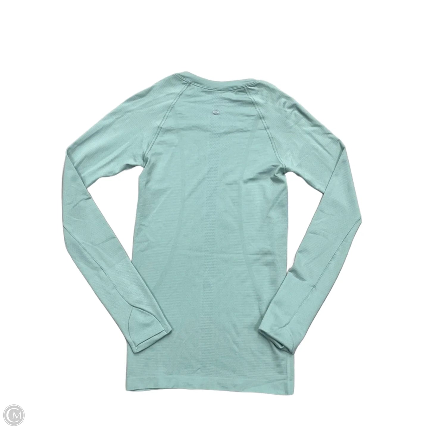 Athletic Top Long Sleeve Crewneck By Lululemon In Blue, Size: L