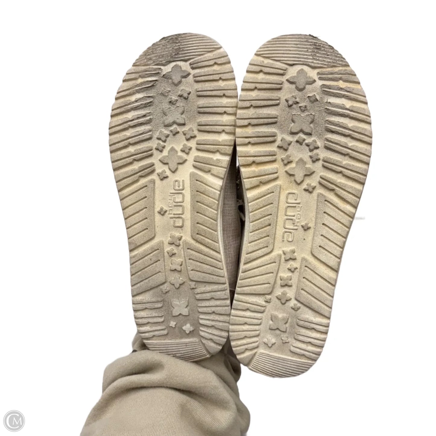 Shoes Flats By Hey Dude In Cream, Size: 7