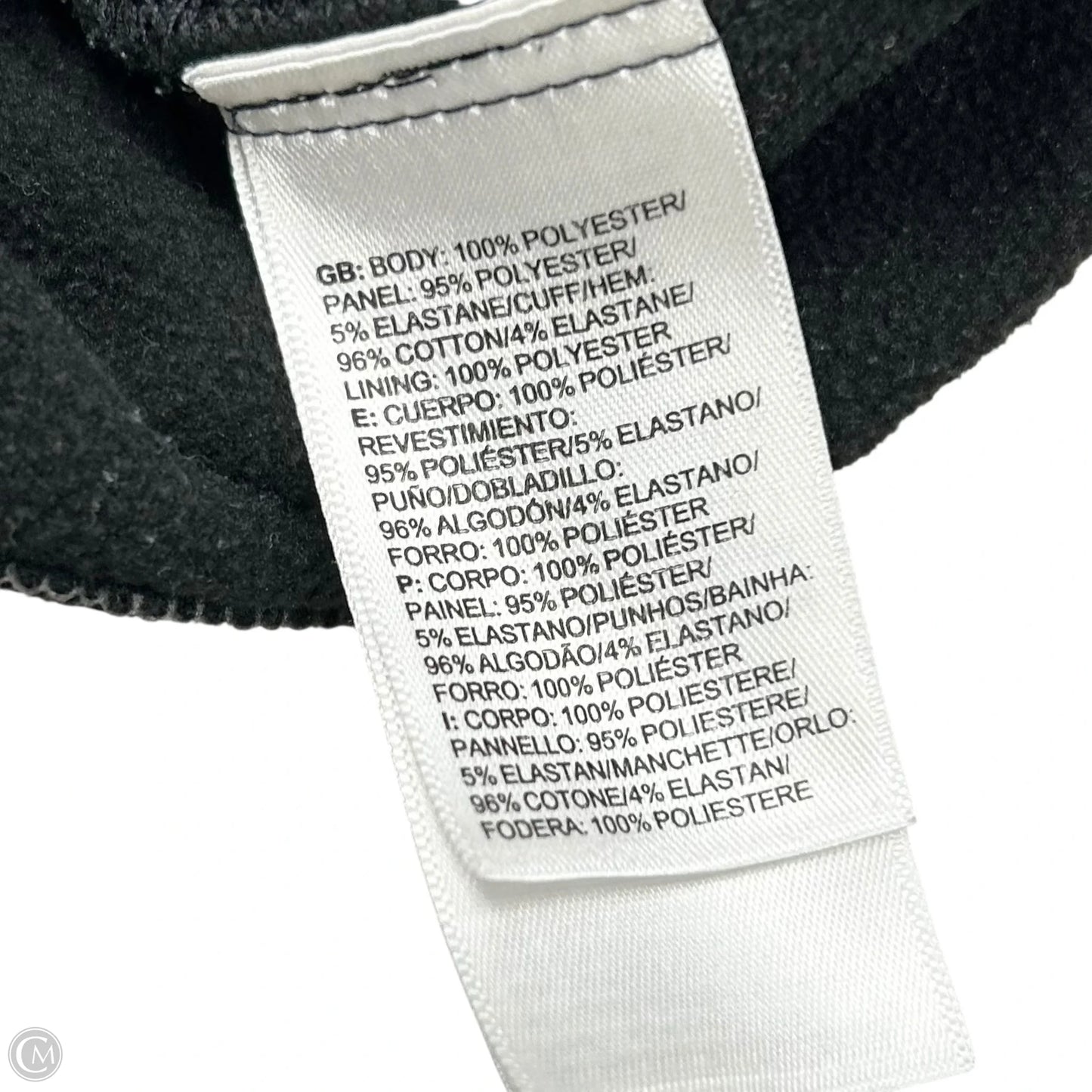 Sweatshirt Hoodie By The North Face In Black & Grey, Size: S