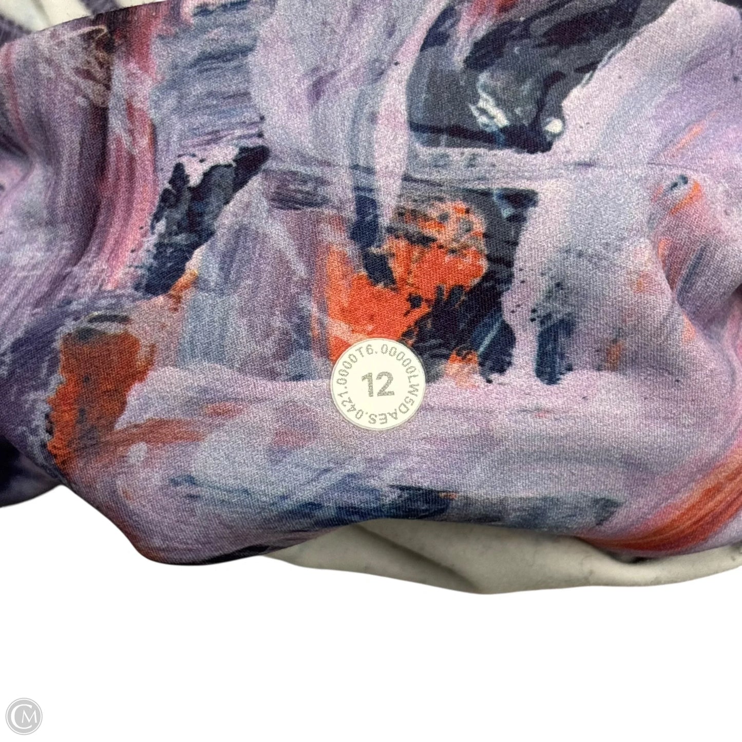 Athletic Leggings By Lululemon In Blue & Purple, Size: L