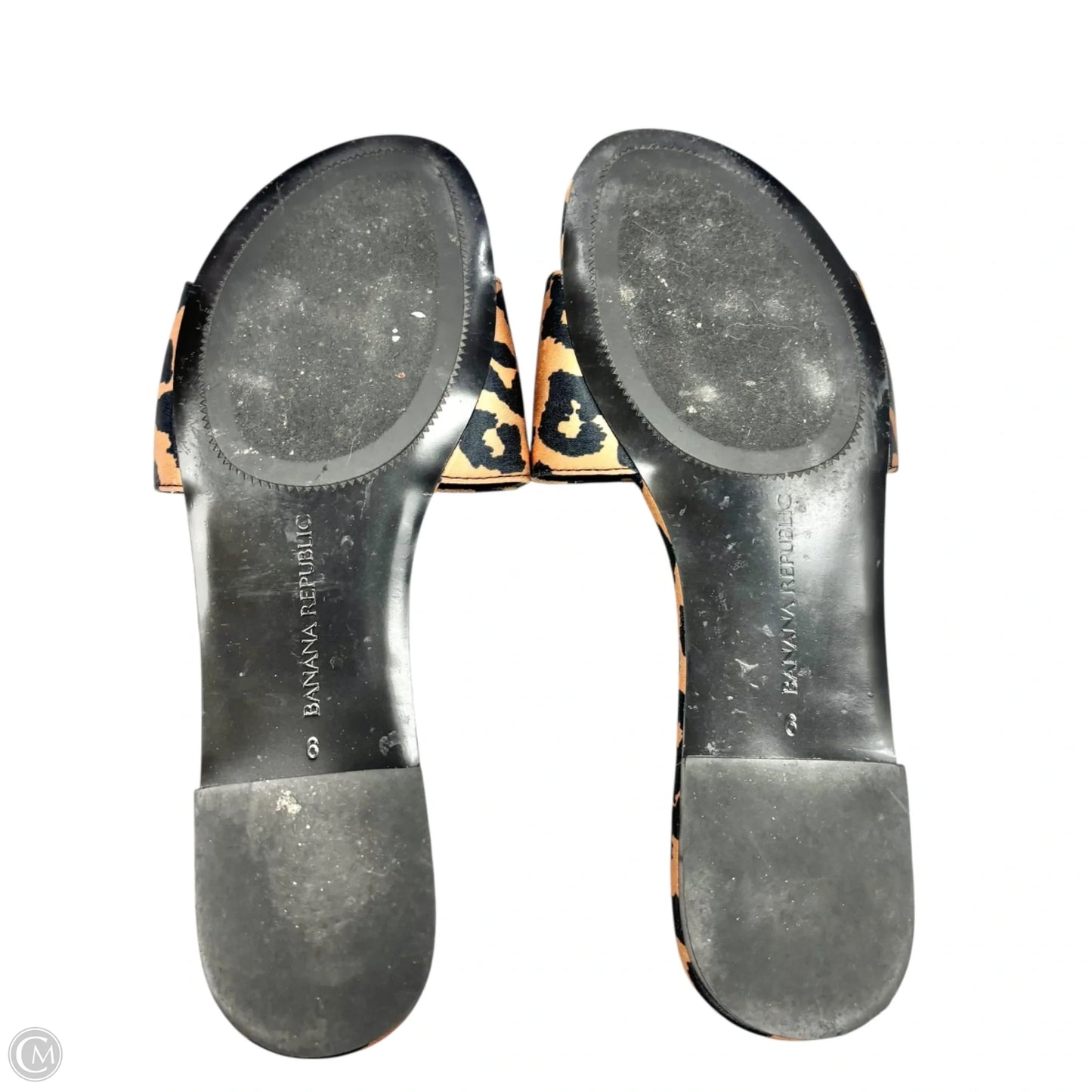 Sandals Flats By Banana Republic In Leopard Print, Size: 6