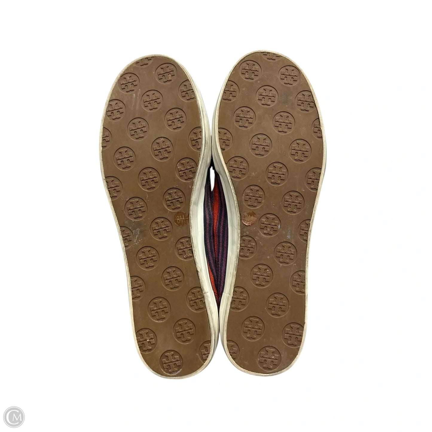Shoes Designer By Tory Burch In Blue & Red, Size: 8