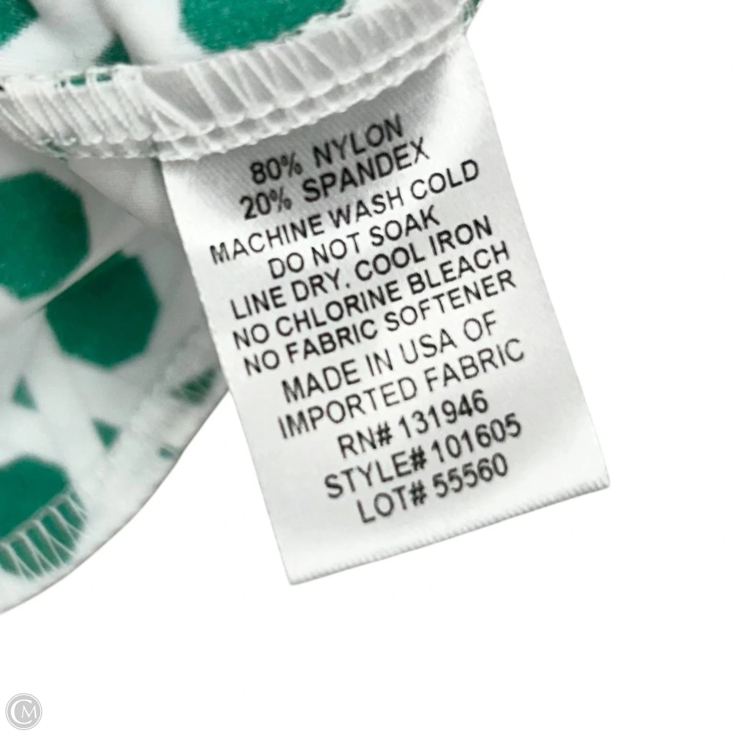 Dress Casual Short By Jude Connally In Green & White, Size: Xs