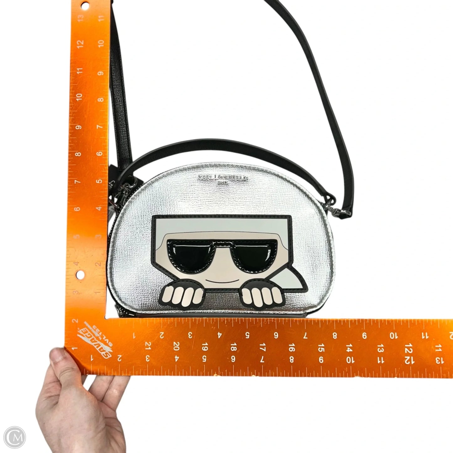 Crossbody Designer By Karl Lagerfeld, Size: Medium