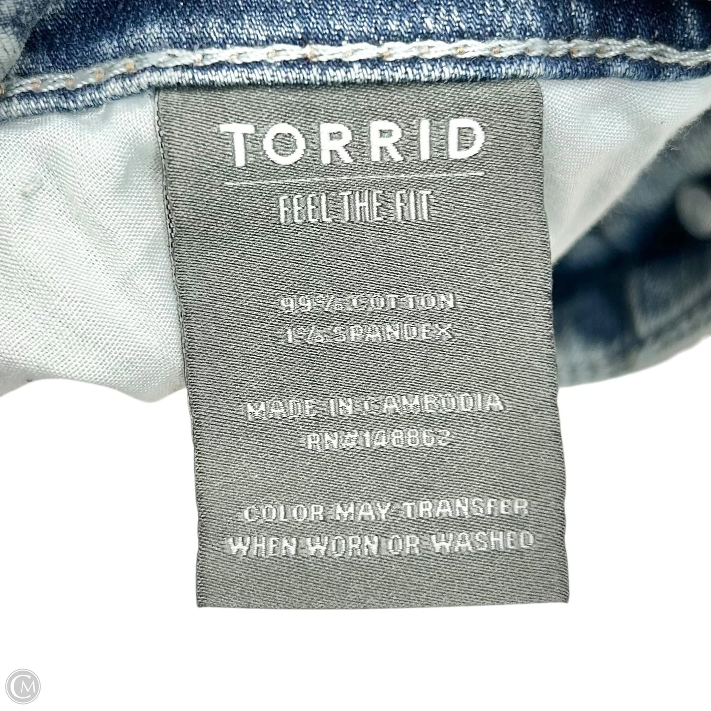 Jeans Skinny By Torrid In Blue Denim, Size: 16