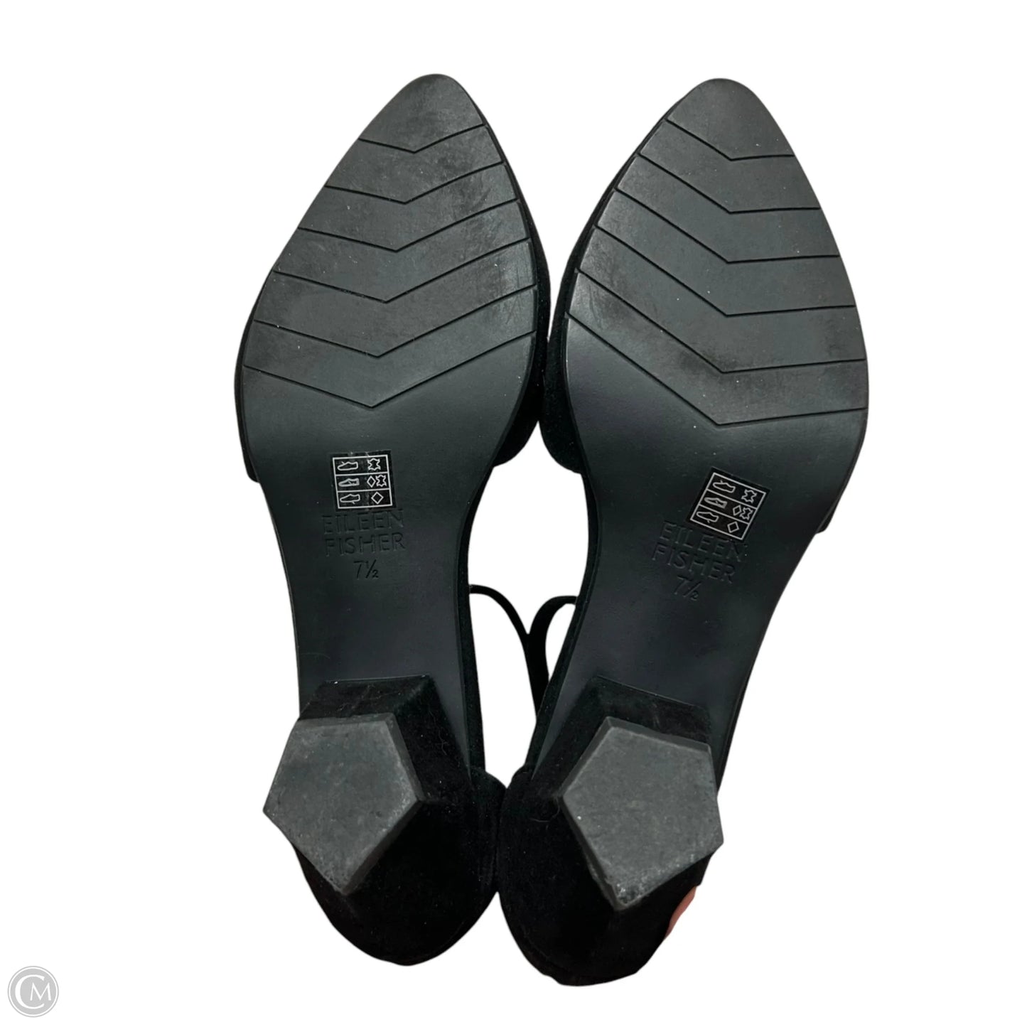 Shoes Heels Block By Eileen Fisher In Black, Size: 7.5