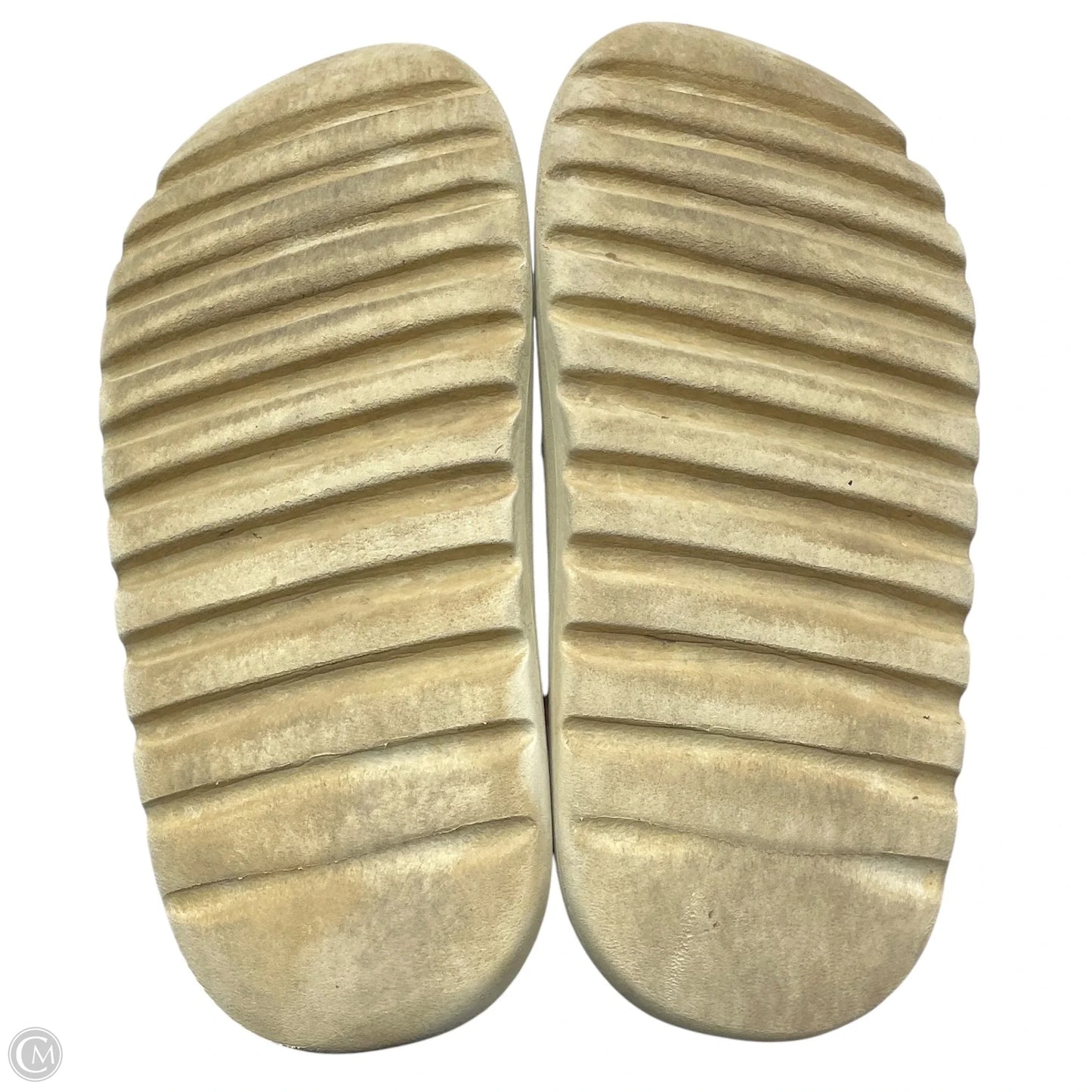 Sandals Heels Platform By Adidas In Tan, Size: 11.5