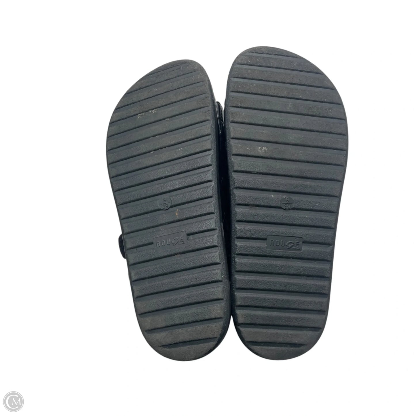 Sandals Heels Platform By Rouge In Black, Size: 9