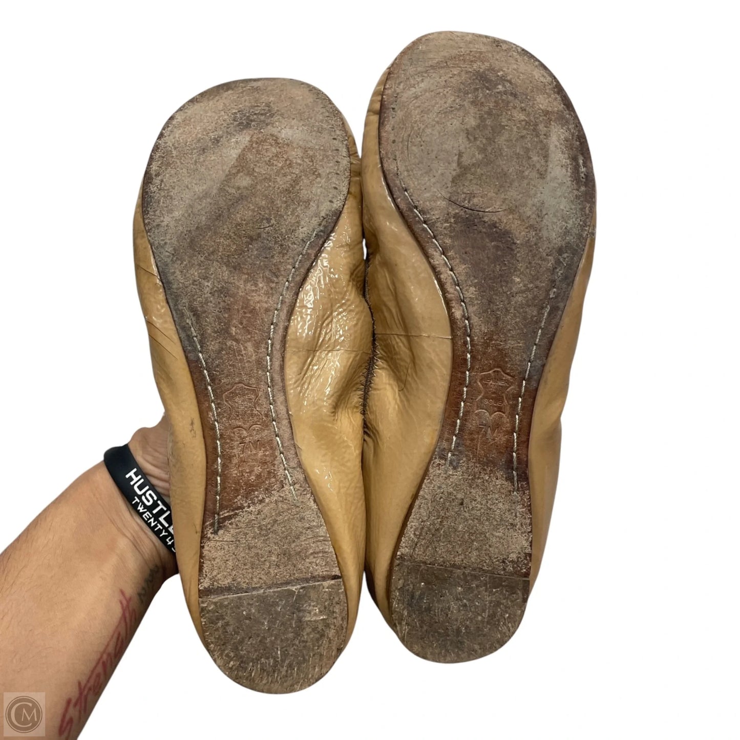 Shoes Designer By Tory Burch In Tan, Size: 7