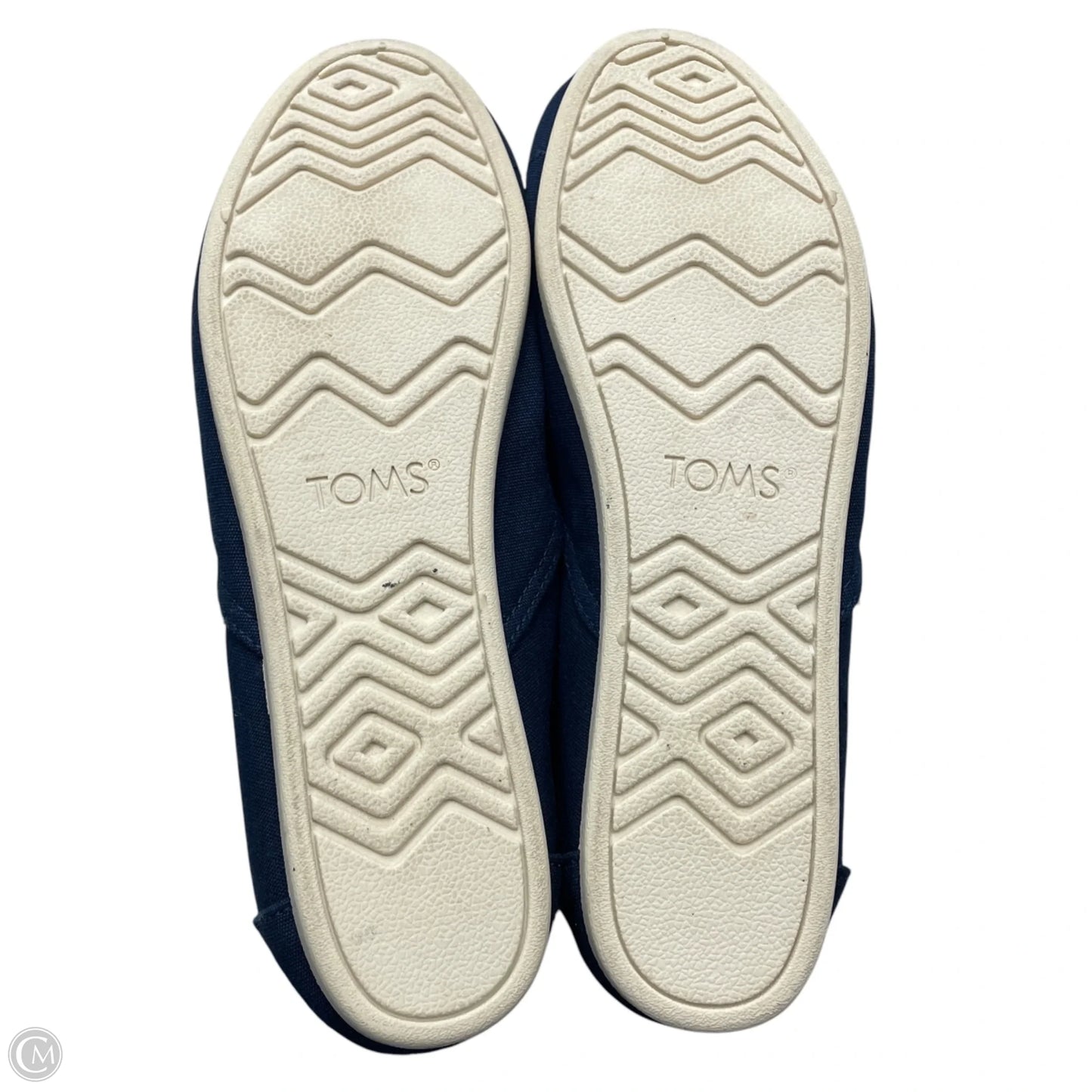 Shoes Flats By Toms In Navy, Size: 8