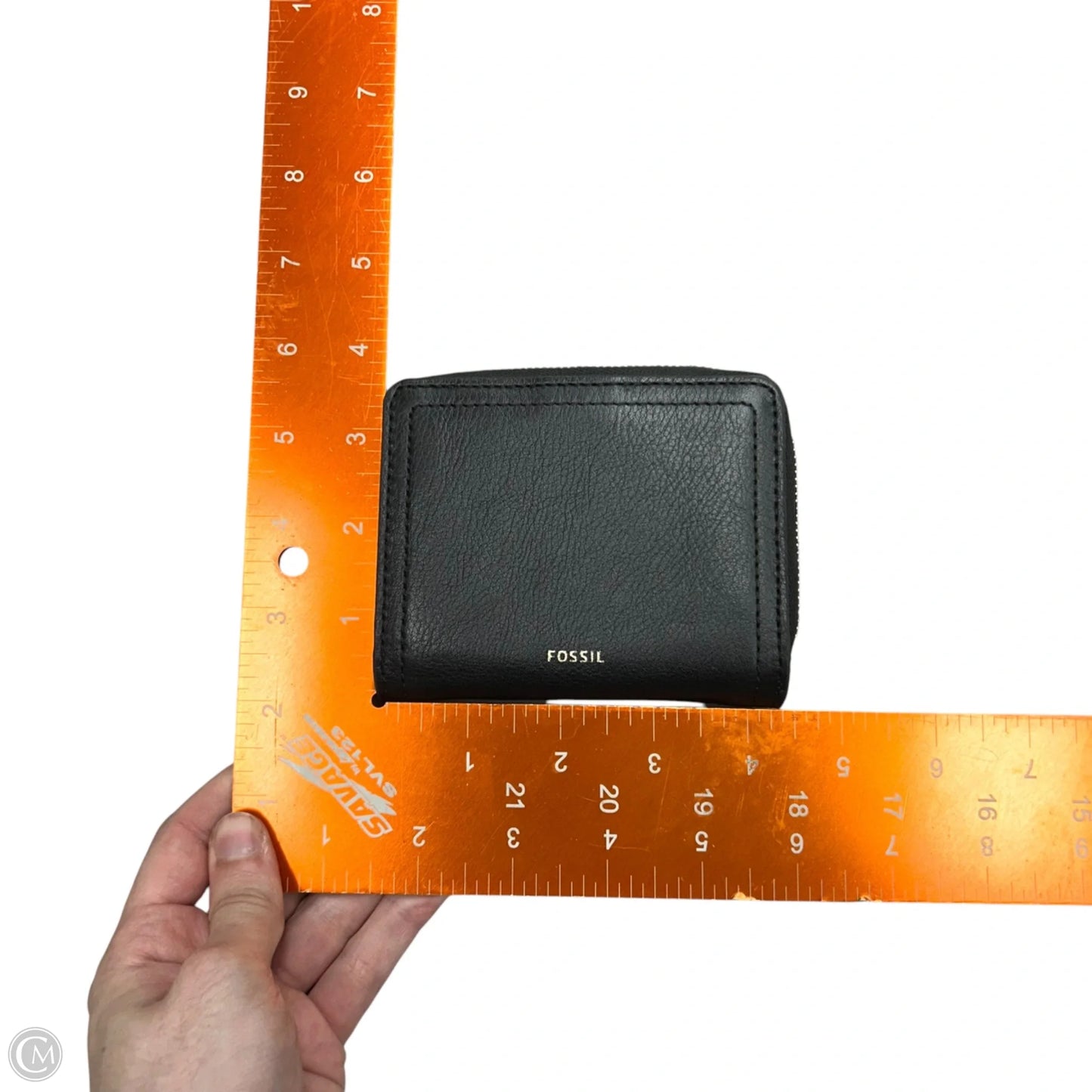 Wallet Leather By Fossil, Size: Small