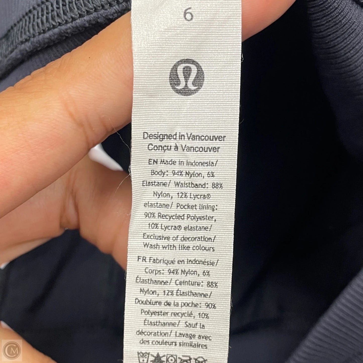Athletic Pants By Lululemon In Navy, Size: S