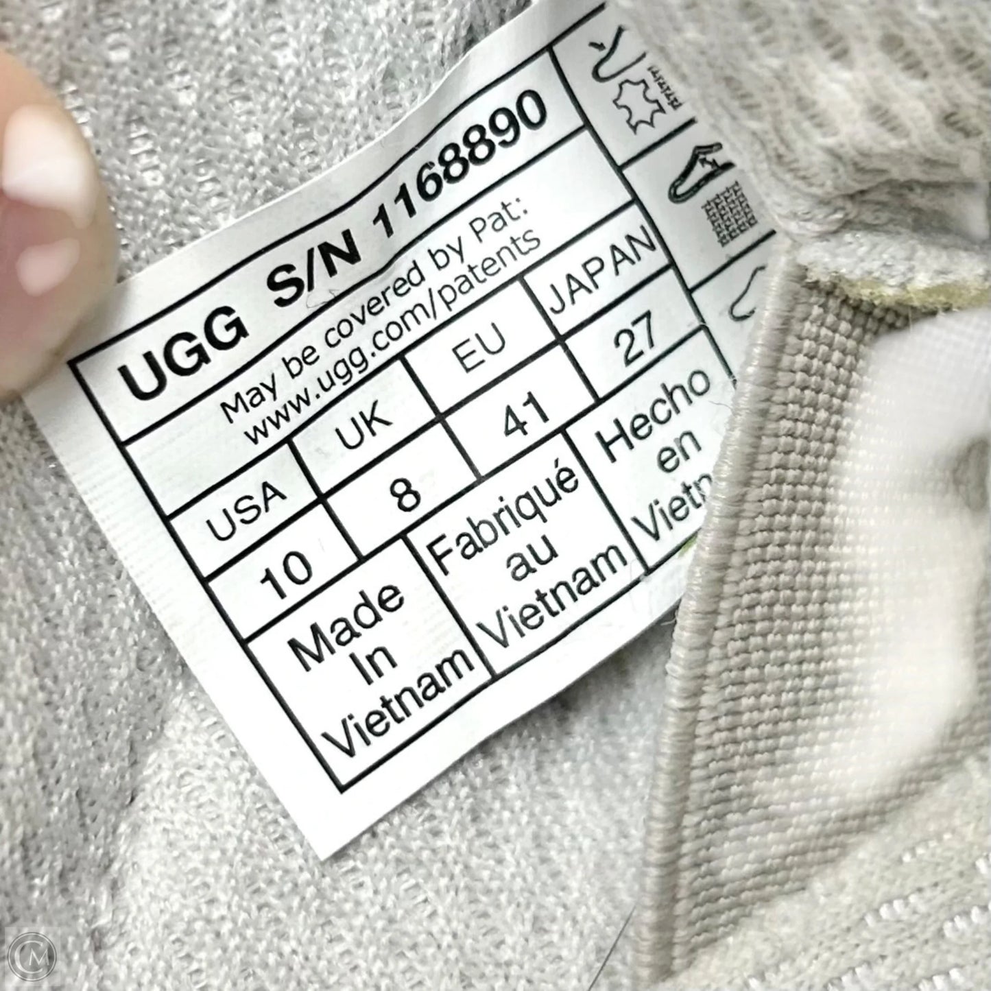Shoes Designer By Ugg In Grey, Size: 10