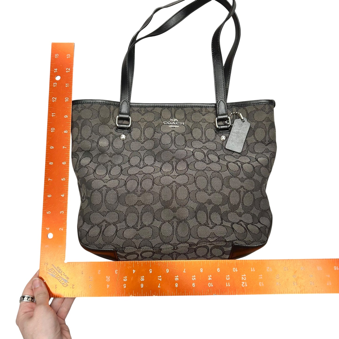 Handbag Designer By Coach, Size: Medium