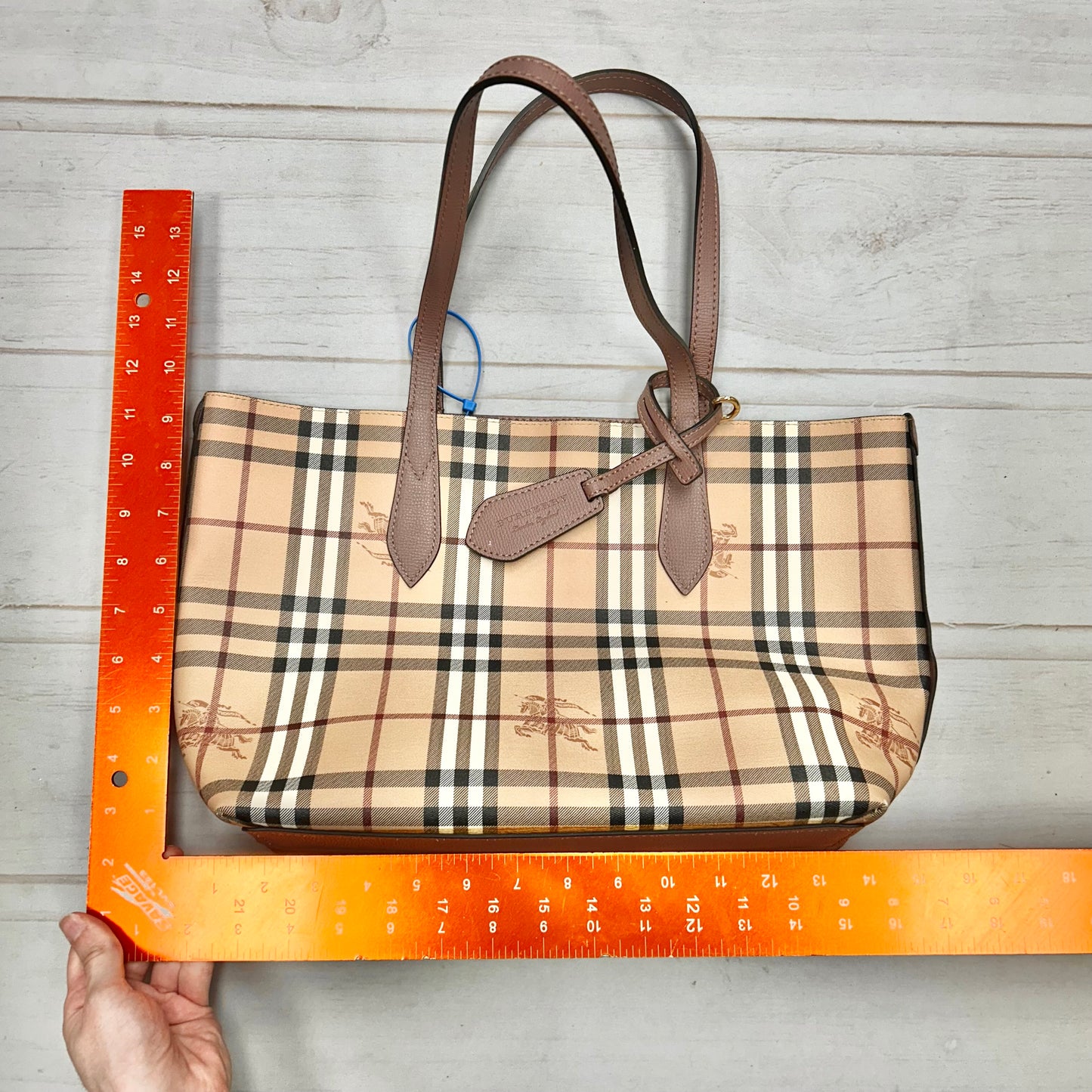 Handbag Luxury Designer By Burberry, Size: Medium