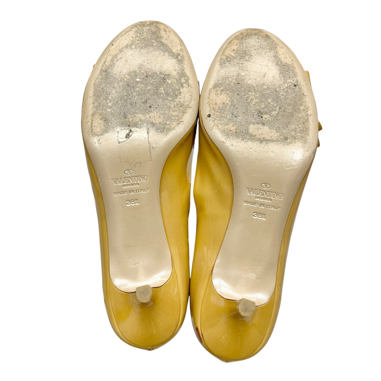Shoes Luxury Designer By Valentino-garavani In Yellow, Size: 8
