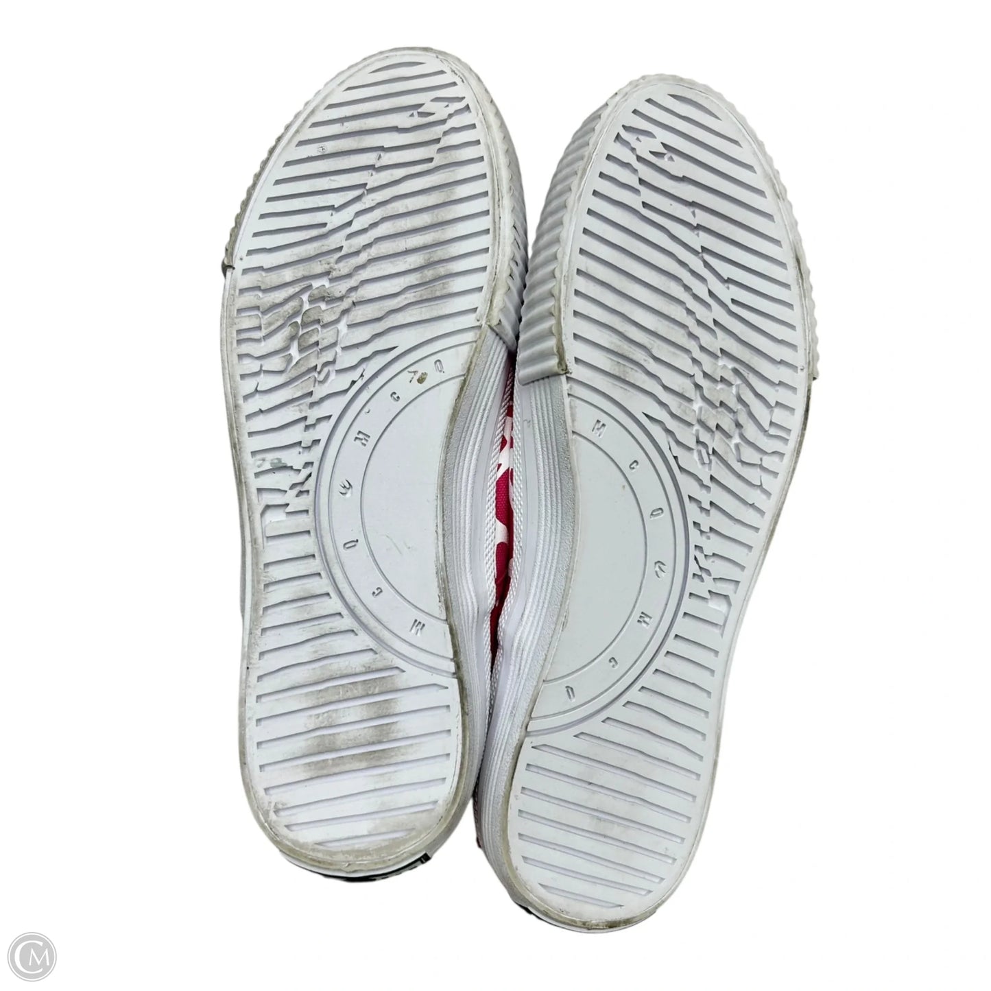 Shoes Luxury Designer By Alexander Mcqueen In Pink & White, Size: 8