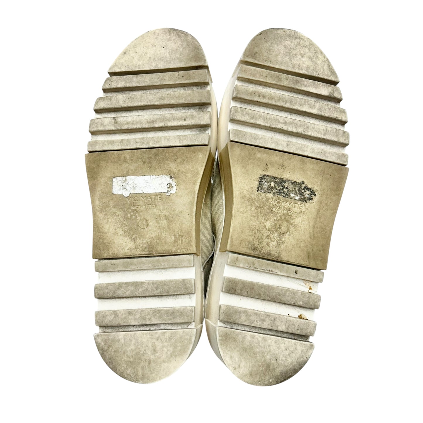 Shoes Sneakers Platform By Vic Matie In Cream & White, Size: 7