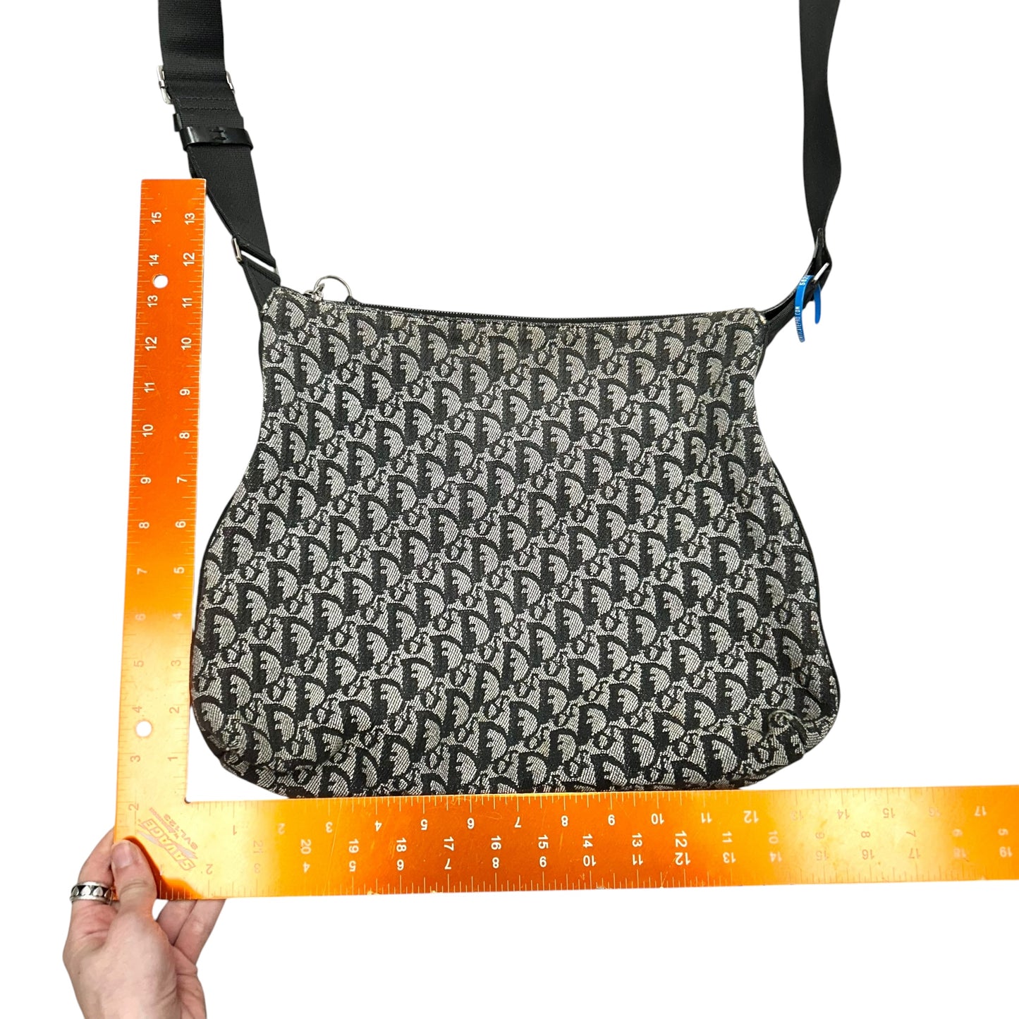 Crossbody Luxury Designer By Dior, Size: Large