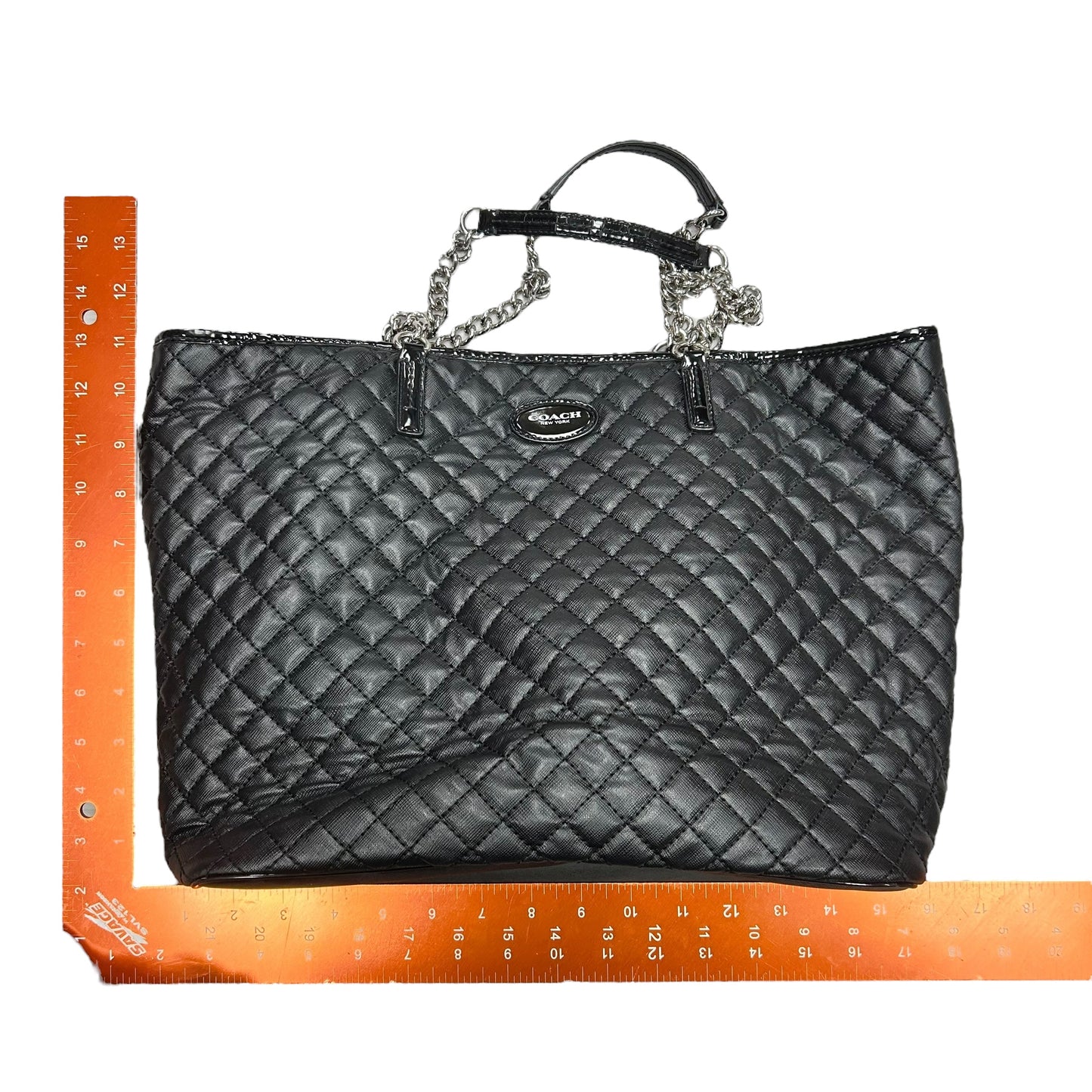 Tote Designer By Coach, Size: Large