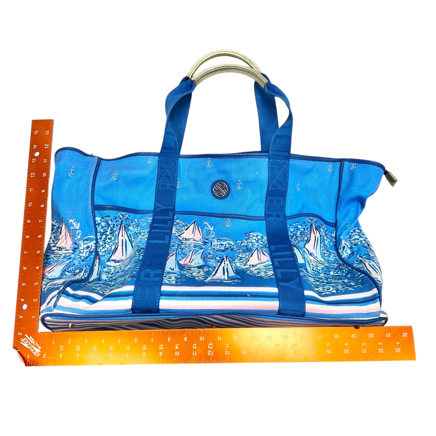 Duffle And Weekender Designer By Lilly Pulitzer, Size: Large