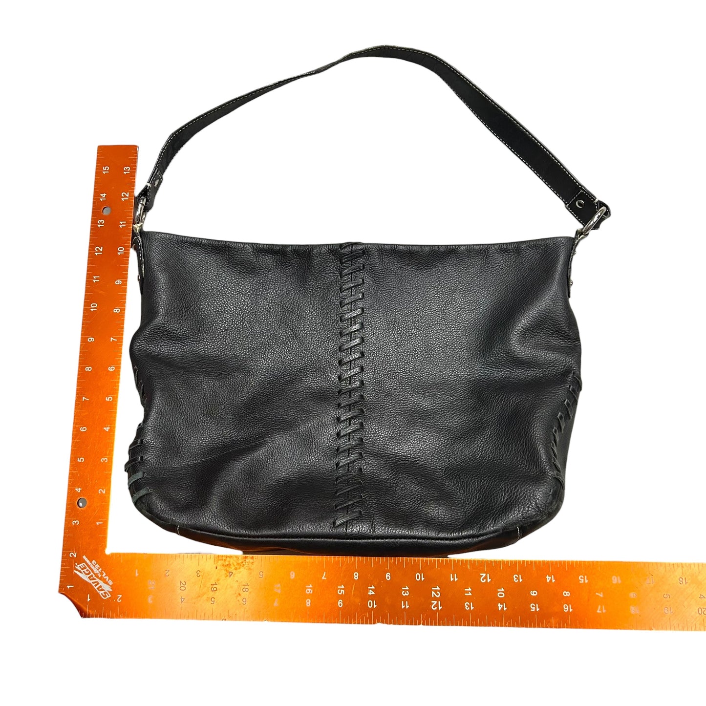 Handbag Leather By Clarks, Size: Medium
